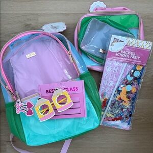 Colorful Backpack and Lunchbox Set